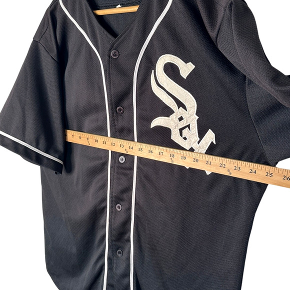 Vintage 90s MLB XL Chicago White Sox ON FIELD Baseball Jersey Button Front #20 - Picture 3 of 5